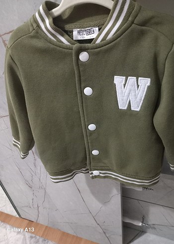 Düğmeli Erkek Çocuk Hırka Yeşil - Görsel 2