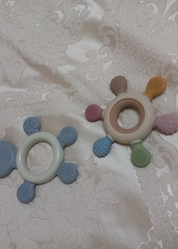 Pastel Renkli Çoklu Diş Kaşıyıcı ve Çıngırak - Görsel 2