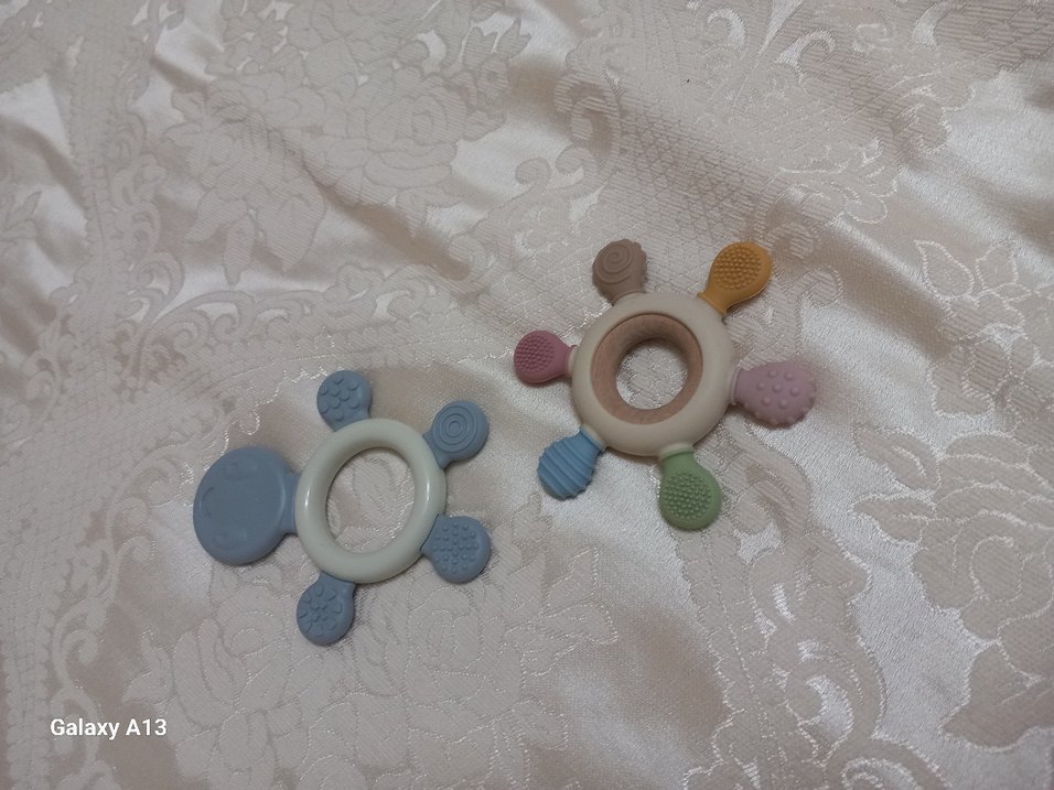 Pastel Renkli Çoklu Diş Kaşıyıcı ve Çıngırak - Görsel 2