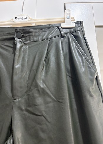 Hali  Deri Kadın Pantolon - Görsel 2