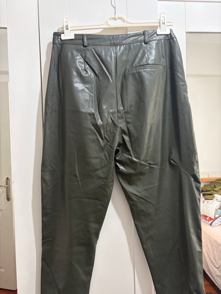 Hali  Deri Kadın Pantolon - Görsel 3