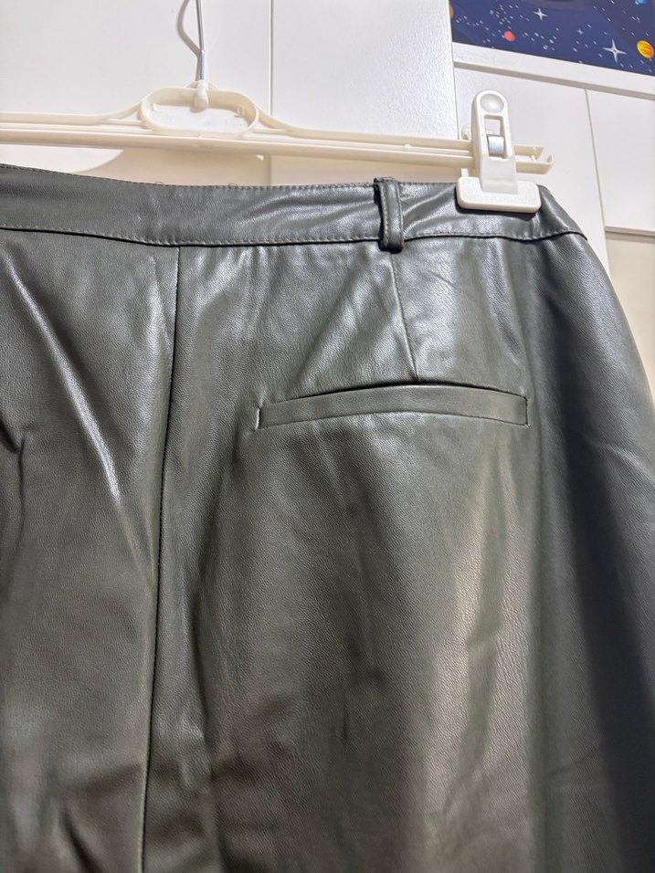 Hali  Deri Kadın Pantolon - Görsel 4