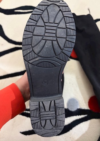 Siyah Süet çizme - Görsel 3