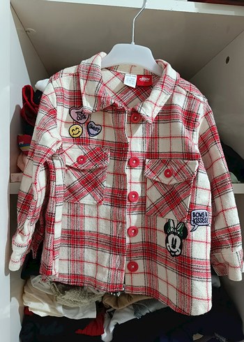 LC Waikiki Uzun Kollu Kareli oduncu kız çocuk LCW Waikiki gömlek