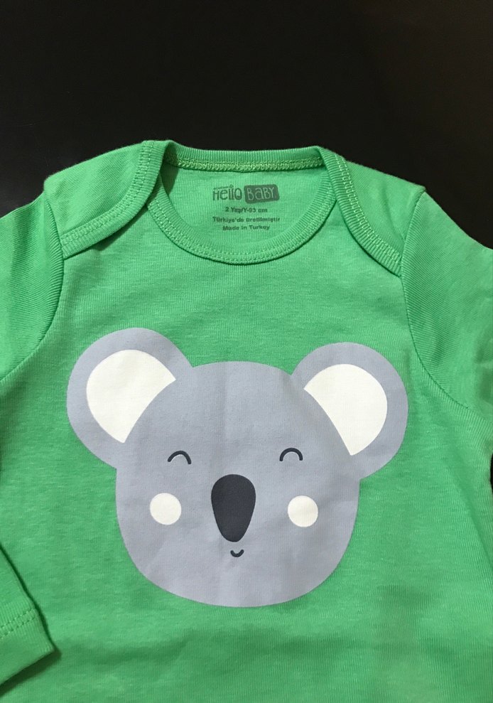 2 yaş uzun kol body - Görsel 3