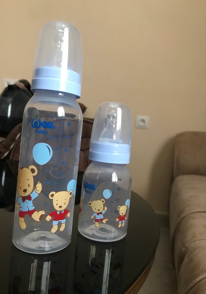 Renkli Mavi Bebek Biberon Seti - Görsel 3