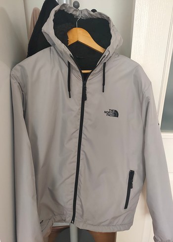 Gri Erkek Kapüşonlu Fermuarlı Ceket - Görsel 3