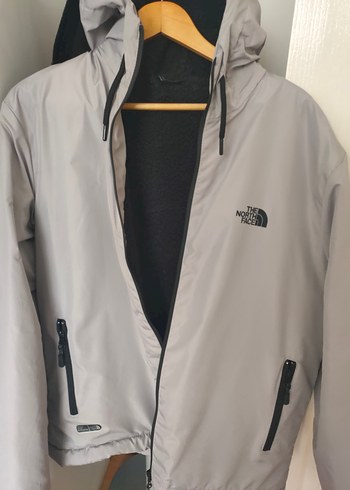 Gri Erkek Kapüşonlu Fermuarlı Ceket - Görsel 2