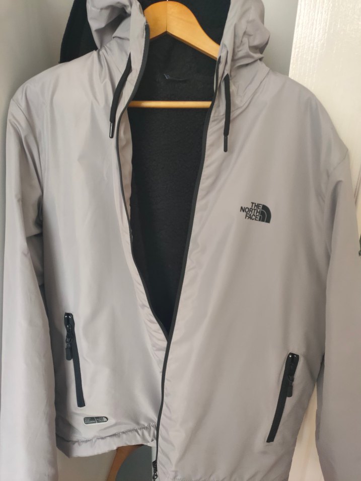 Gri Erkek Kapüşonlu Fermuarlı Ceket - Görsel 2