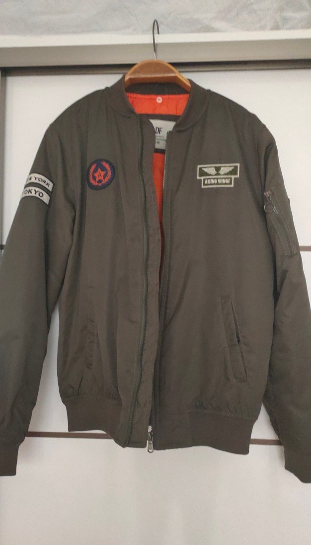 Gri Kadın Bomber Ceket, Fermuarlı, Sokak Stili - Görsel 4