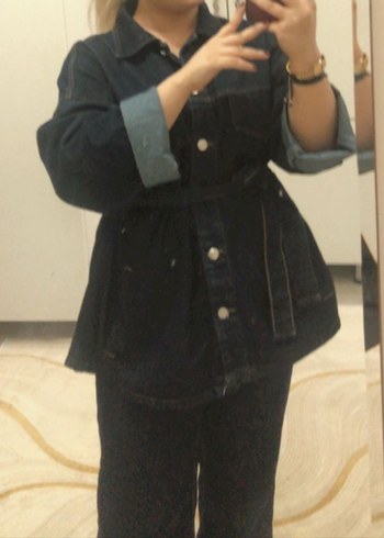 Kemerli Kot Ceket takım - Görsel 4