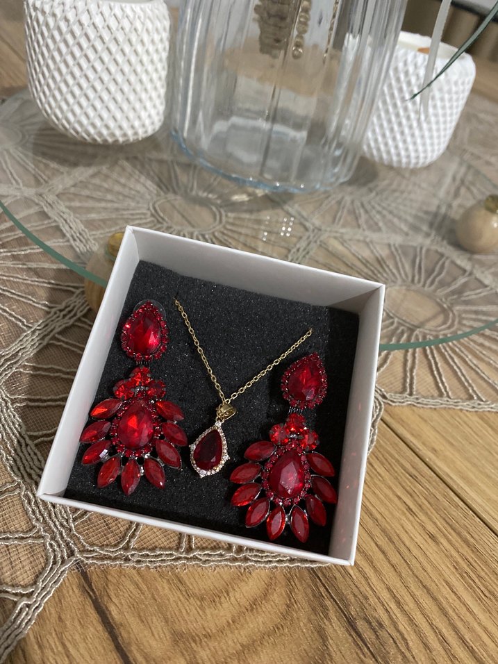 Kolye küpe takım #kına - Görsel 3