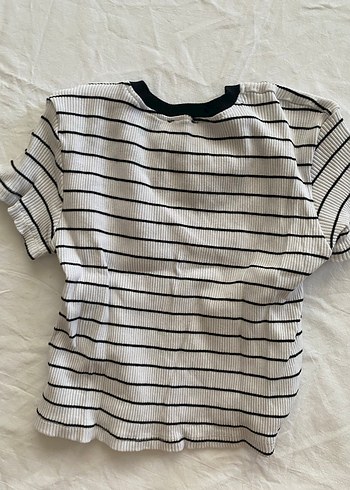 LC Waikiki Çizgili Kısa Kollu crop