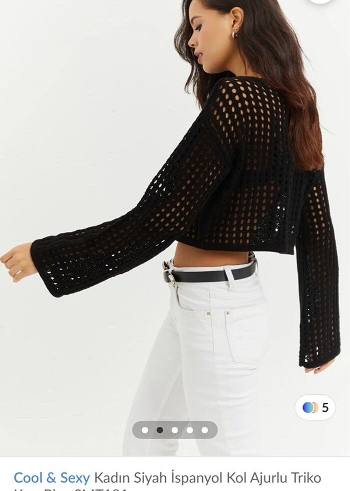 Delikli üst - Görsel 2