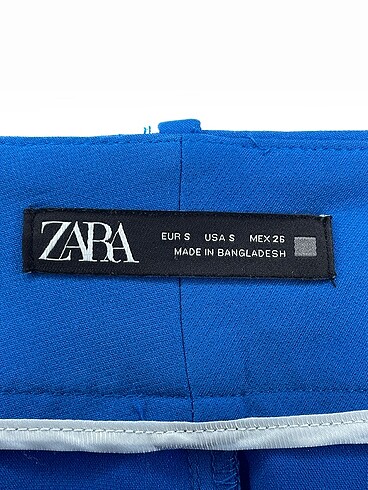 s Beden mavi Renk Zara Kumaş Pantolon %70 İndirimli.