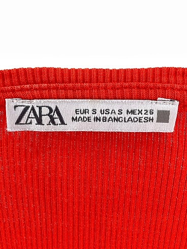 s Beden turuncu Renk Zara Bluz %70 İndirimli.