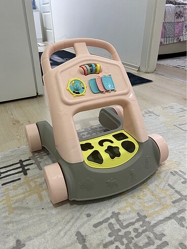 Bebek yürüme arkadaşı pembe pudra
