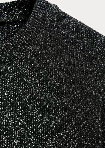 Zara oversize simli bluz - Görsel 2