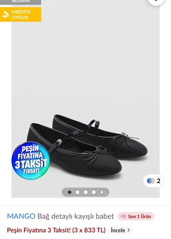 mango orjınal babet - Görsel 5