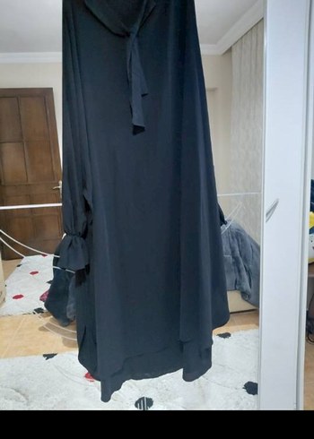 Uzun Siyah kol baglama detaylı afgan takımı - Görsel 2