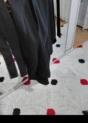 Uzun Siyah kol baglama detaylı afgan takımı - Görsel 3