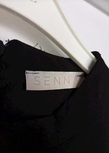 40 Beden siyah Renk Senna elbise