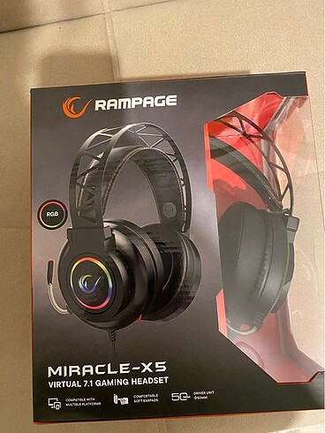 rampage miracle x5 headset