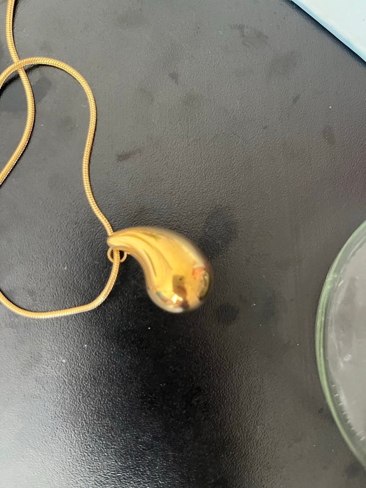 Büyük damla kolye - Görsel 2