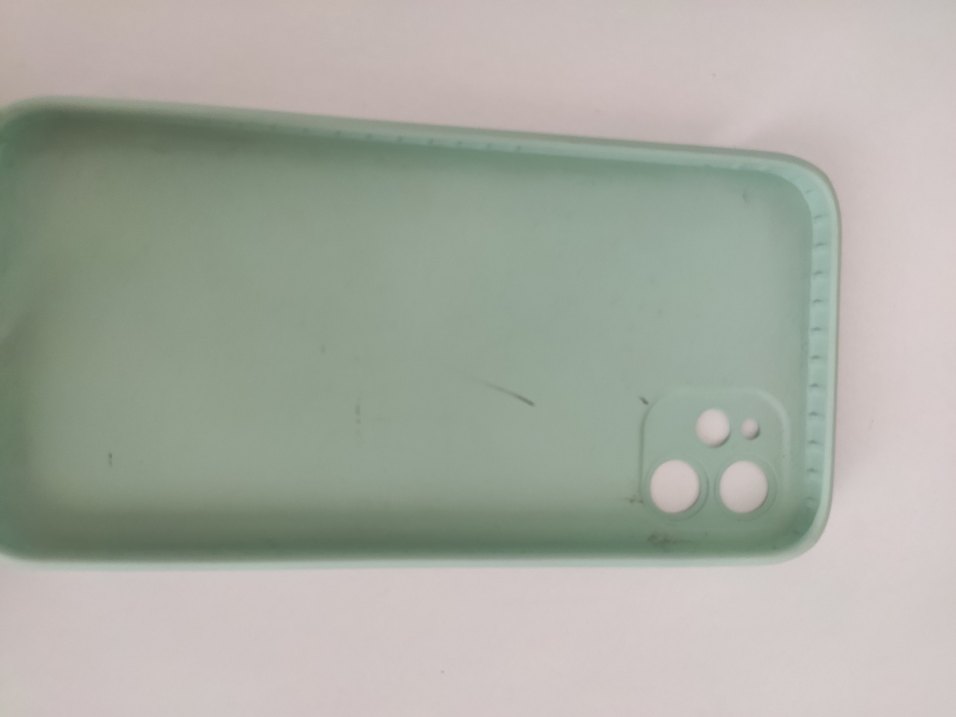 Pastel Yeşil Parlak Telefon Kılıfı - Görsel 4