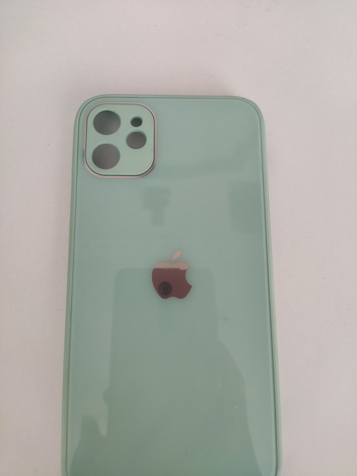Pastel Yeşil Parlak Telefon Kılıfı - Görsel 3