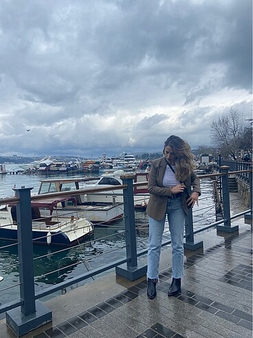 s Beden haki Renk Zara blazer