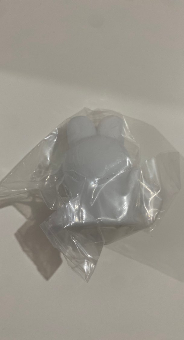 Beyaz Pastel Renkli Tavşan Peluş Oyuncak - Görsel 2