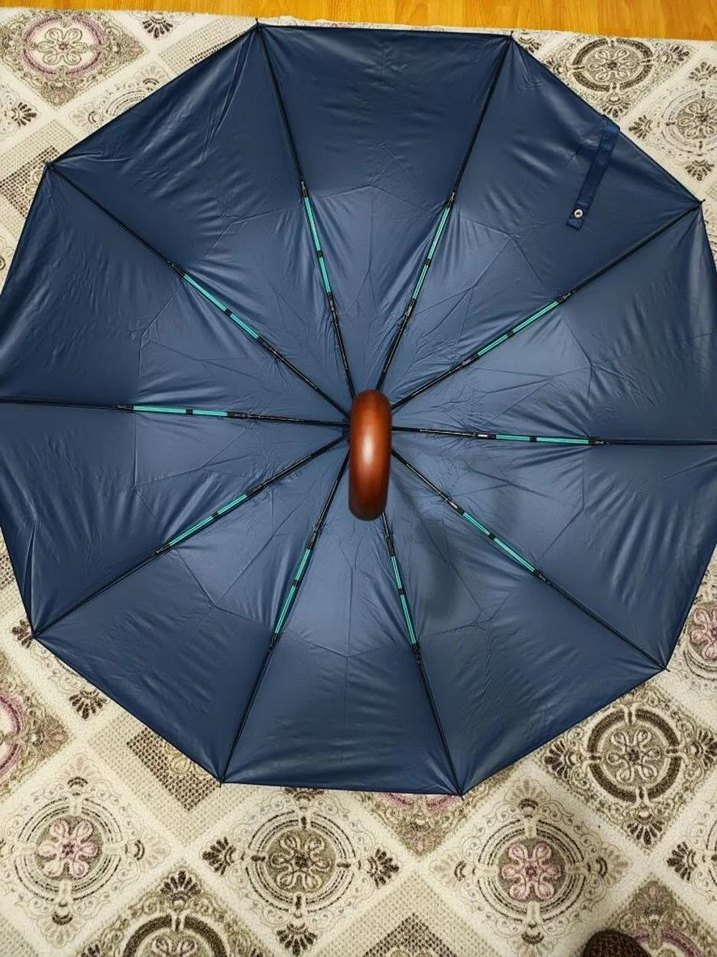 ŞEMSİYE AHŞAP BASTON SAPLI TAM OTOMATİK FİBERGLAS - Görsel 3