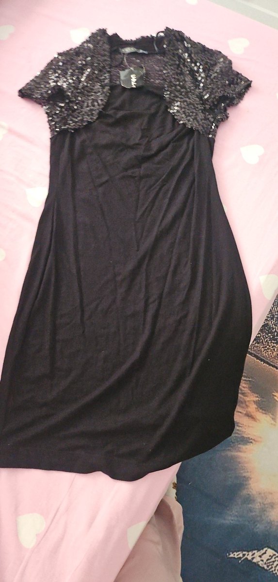 Siyah Drapeli Straplez Uzun Abiye Elbise - Görsel 2