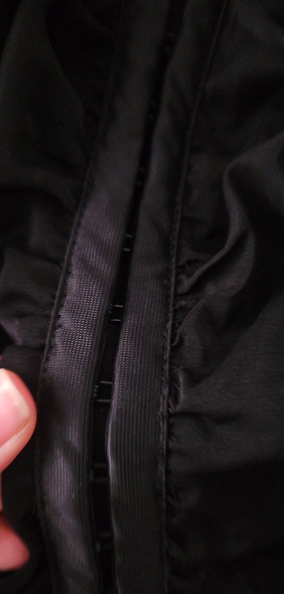 Siyah Straplez Uzun Kollu Mini Elbise - Görsel 5