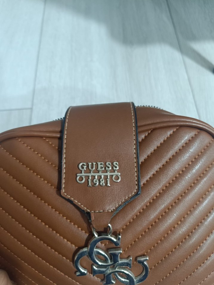 Kahverengi Deri Kadın Omuz Çantası - Görsel 2