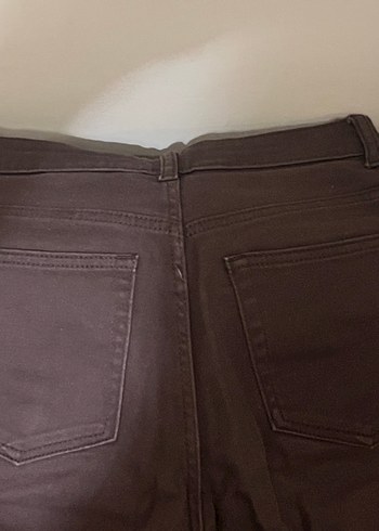 38 Beden kahverengi Renk H&M Kahverengi Kadın Jean Pantolon