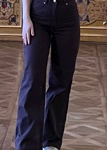 H&M Kahverengi Kadın Jean Pantolon