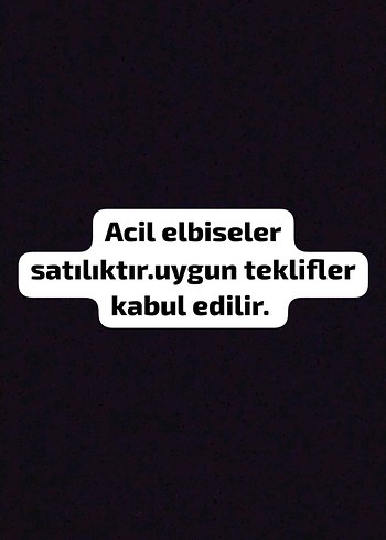 elbise indirim reklamı