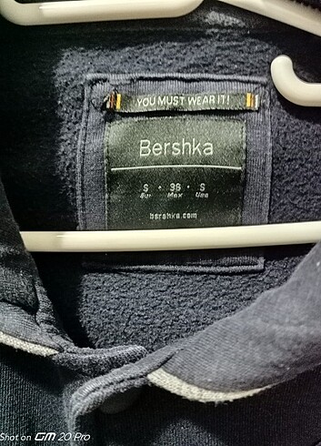 s Beden Bershka Lacivert Kolej Ceket 