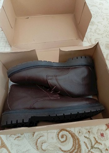 Kahverengi Deri Erkek Bot fabrika marka - Görsel 8