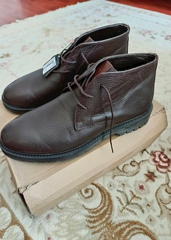 Kahverengi Deri Erkek Bot fabrika marka - Görsel 3