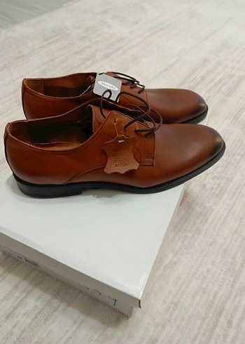Klasik Kahverengi Deri Erkek Ayakkabı mercedes - Görsel 7