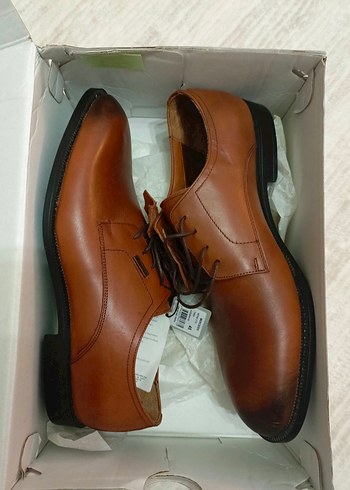 Klasik Kahverengi Deri Erkek Ayakkabı mercedes - Görsel 6