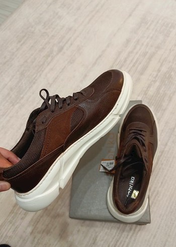 Deri Kahverengi fabrika ayakkabı - Görsel 8