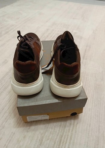 Deri Kahverengi fabrika ayakkabı - Görsel 7