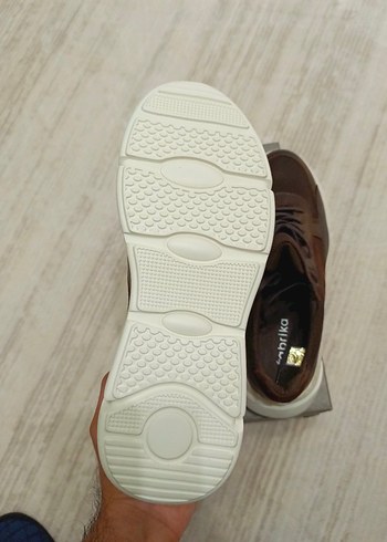 Deri Kahverengi fabrika ayakkabı - Görsel 6