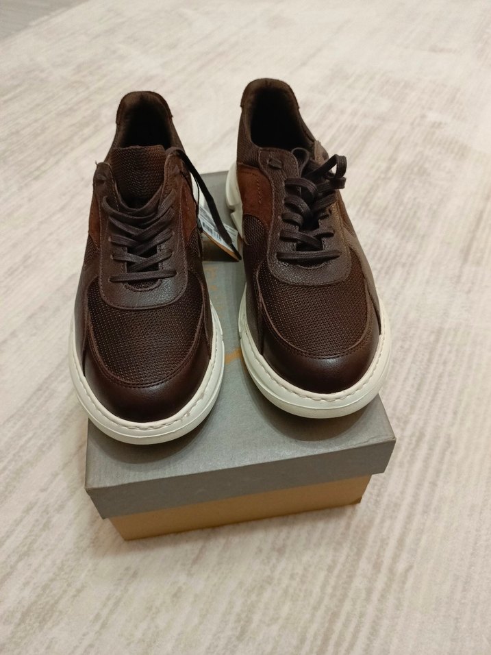 Deri Kahverengi fabrika ayakkabı - Görsel 4