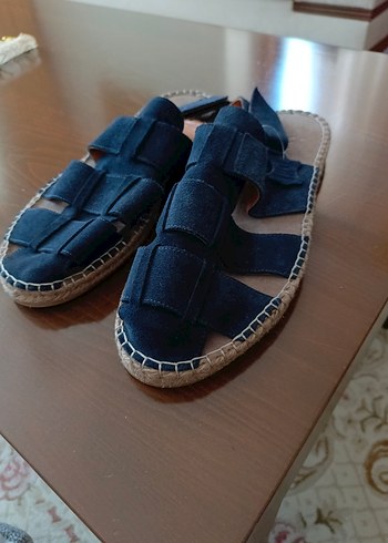 sıfır inci süet Sandalet - Görsel 7