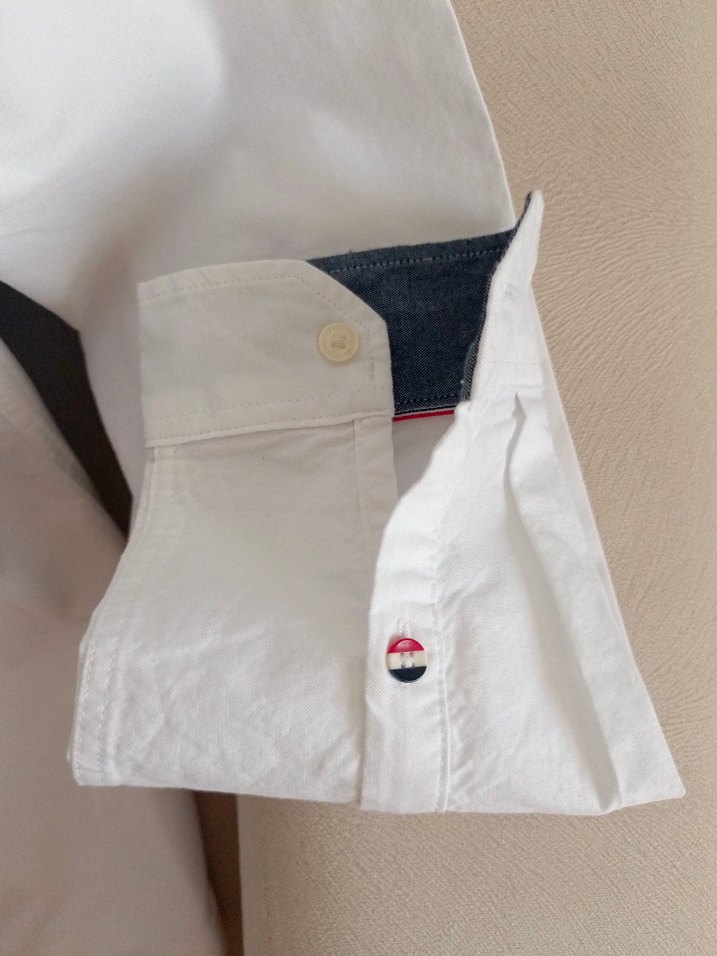 Sıfır Tommy Jeans Beyaz Gömlek - Görsel 4